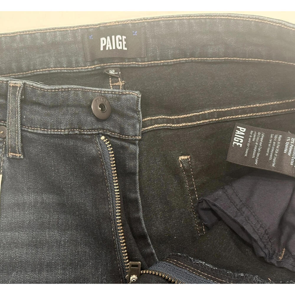Paige Lennox Slim Fit Jeans Temple Dark Blue Men 32x31
